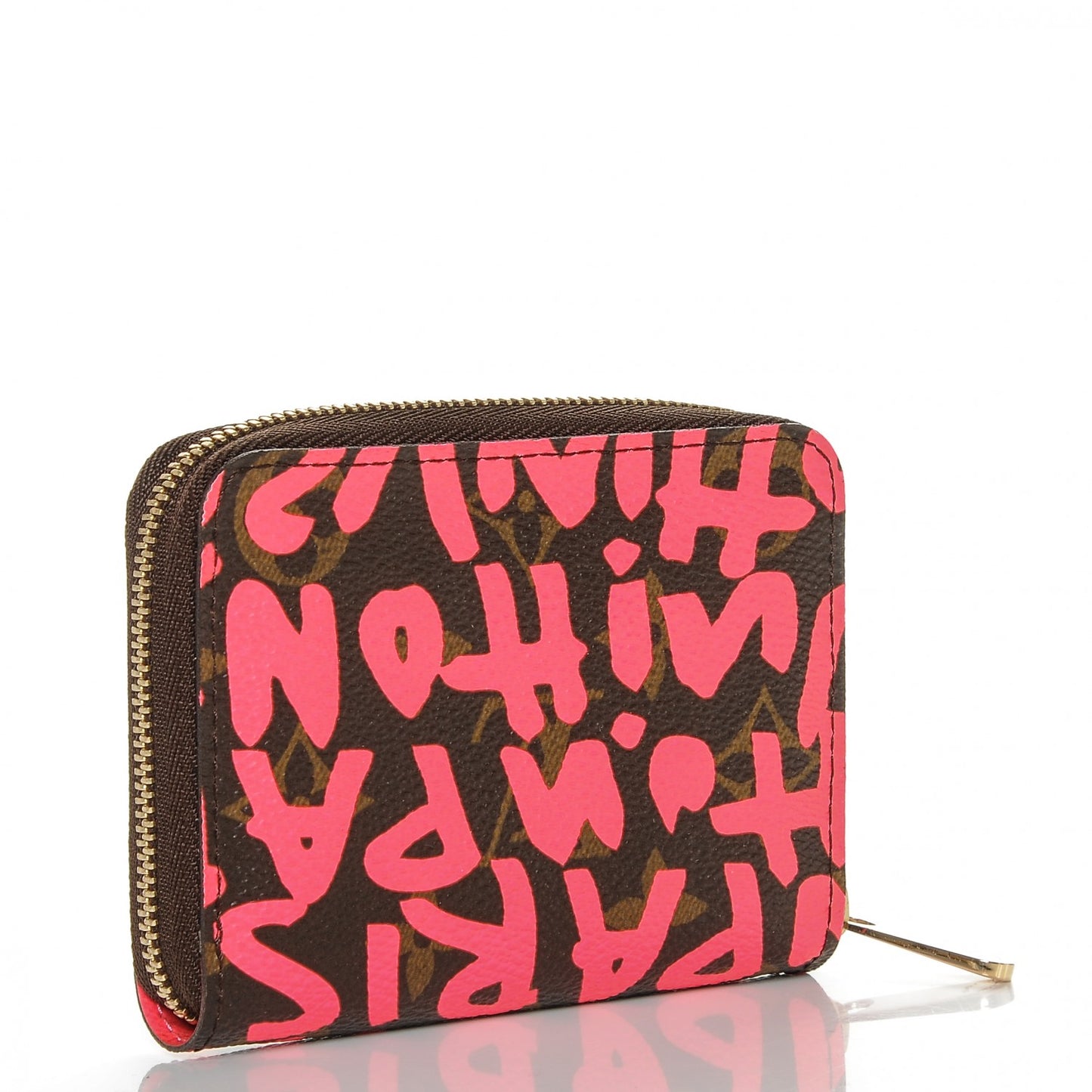 Monogram Graffiti Zippy Coin Purse Fuchsia
