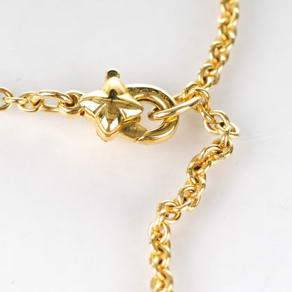 David Yurman 18K Yellow Gold Diamond Blue Sapphire Cable Collectibles Evil Eye Bracelet 4 of 6