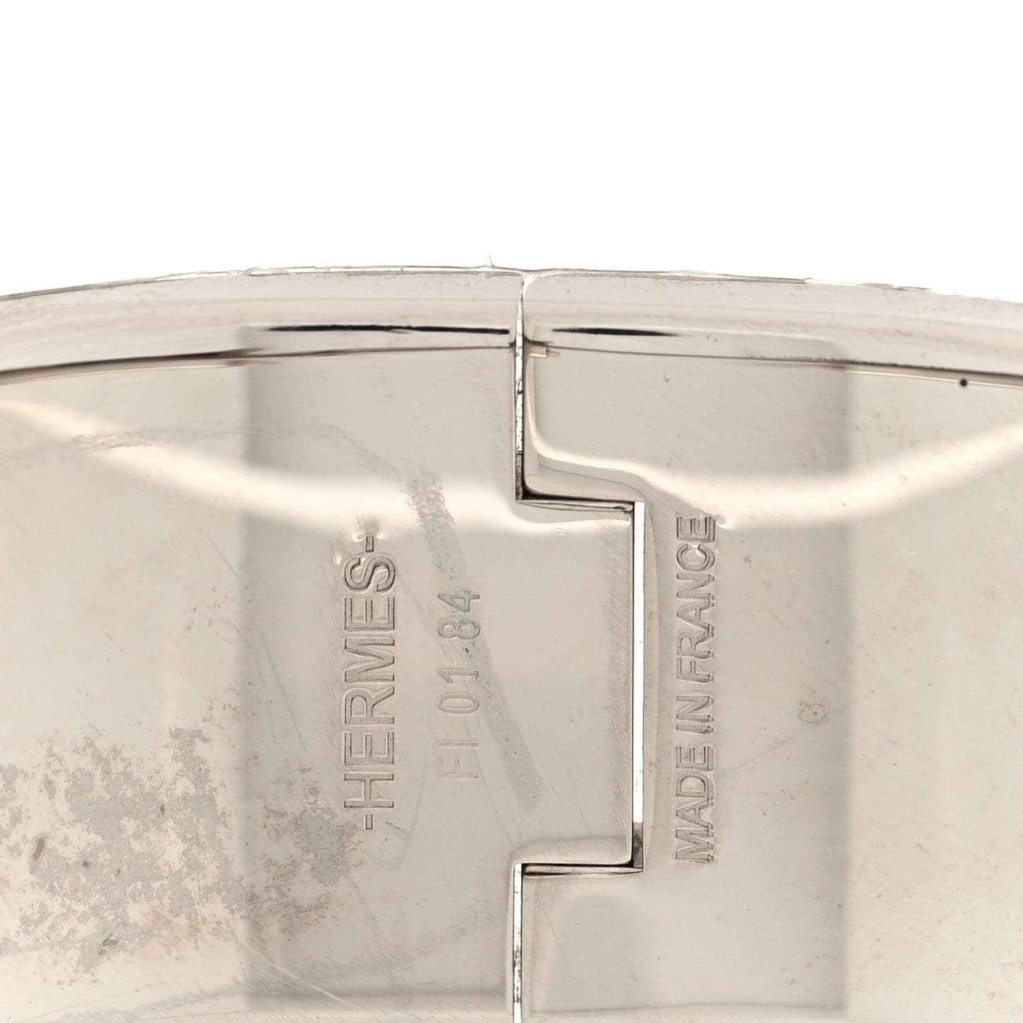 Enamel Wide Clic Clac H Bracelet PM Vert Sapin