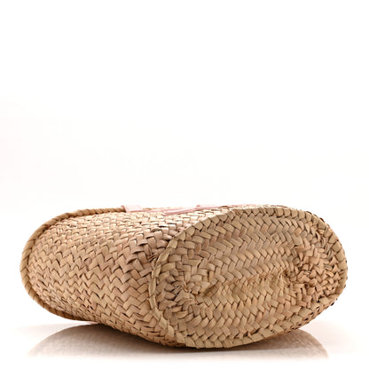 Celine Raffia Calfskin Triomphe Teen Panier Vintage Pink 4 of 10
