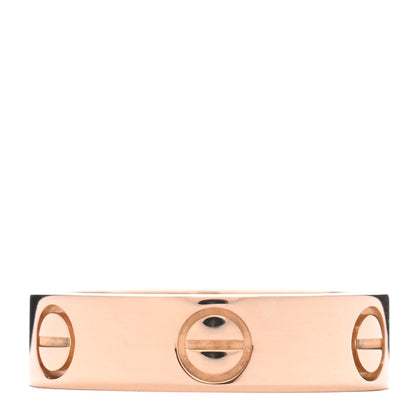 Cartier 18K Yellow Gold 5.5mm LOVE Ring 53 6.25 1 of 5