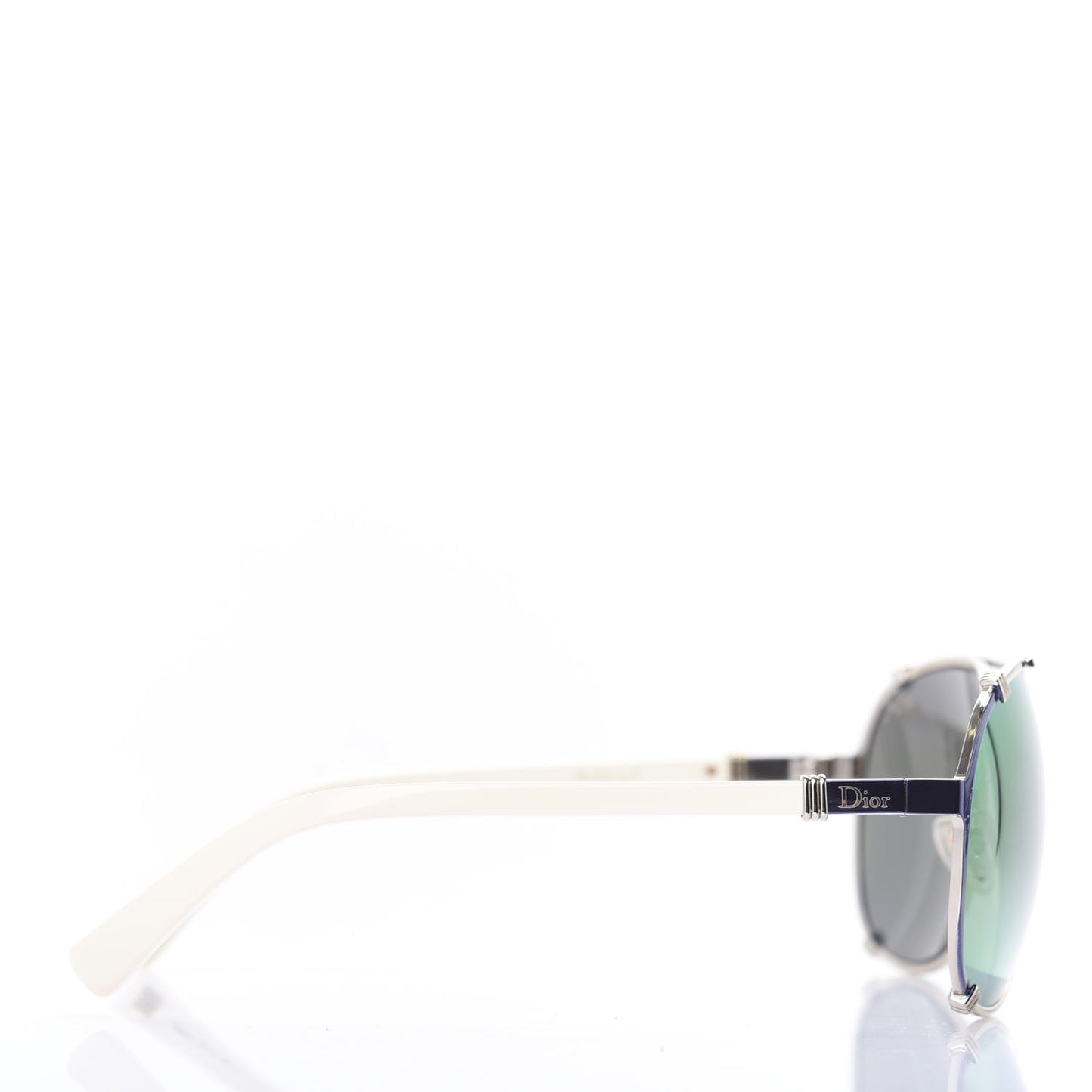 Mirrored Chicago 2 Aviator Sunglasses White Purple
