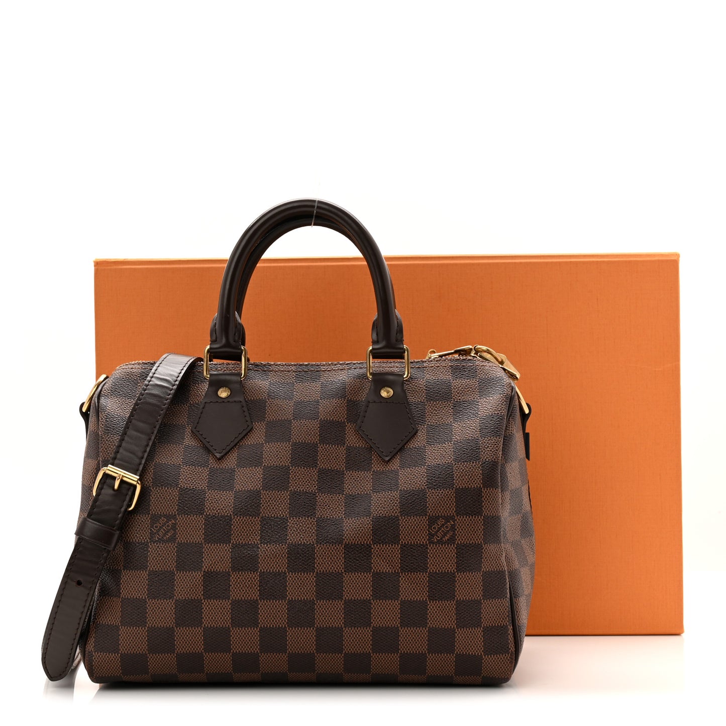 Damier Ebene Speedy Bandouliere 25