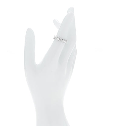 Tiffany Platinum Diamond Victoria Alternating Band Ring 51 5.75 2 of 5