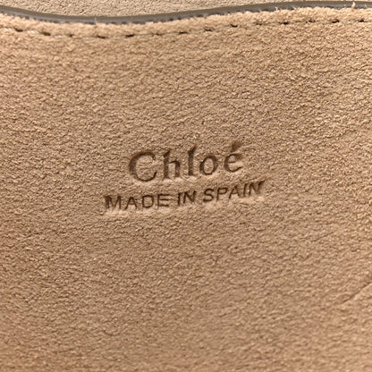 Chloe Suede Calfskin Small Faye Shoulder Bag Motty Grey 7 of 12