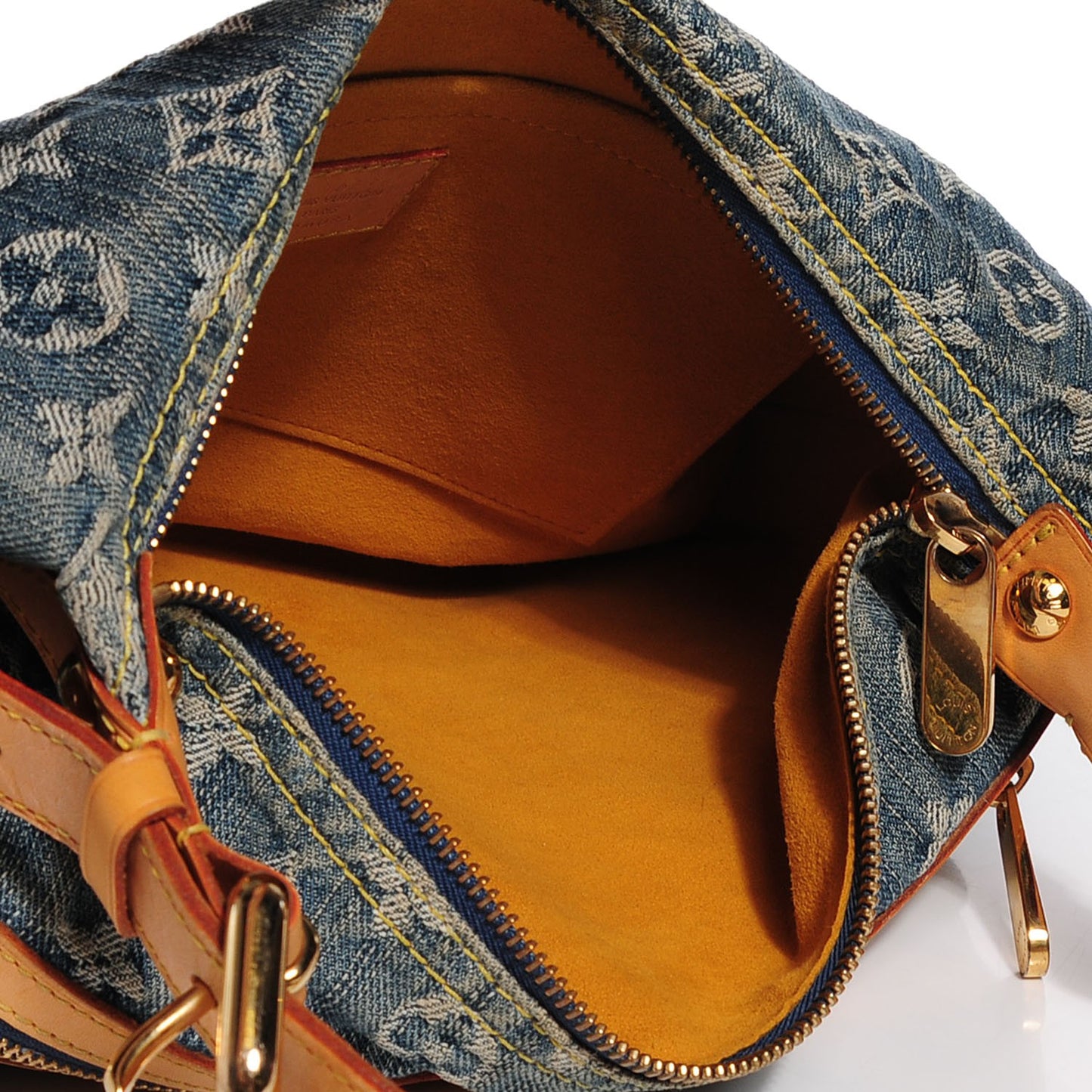Monogram Denim Baggy PM Blue
