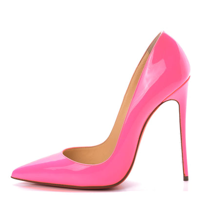 Christian Louboutin Patent So Kate 120 Pumps 39 Shocking Pink 1 of 11