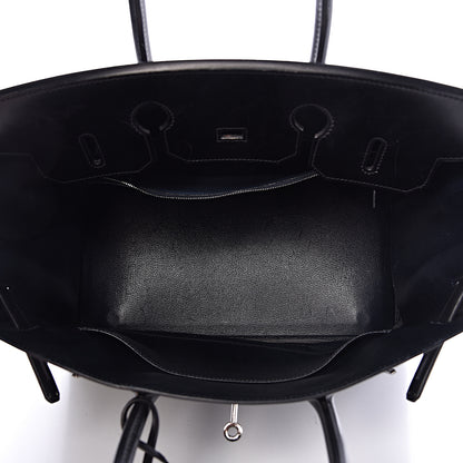 Hermes Box Birkin 35 Black Bleu Marine 8 of 42