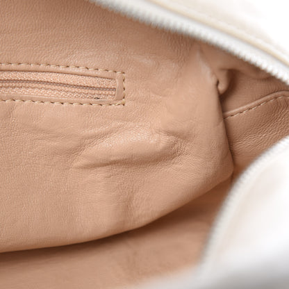 Chanel Smooth Calfskin Medium Luxe Ligne Bowler White 14 of 16