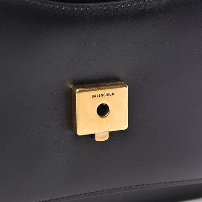 Balenciaga Box Calfskin S Sharp Chain Shoulder Bag Black 13 of 21