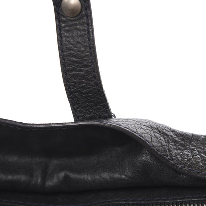 Balenciaga Agneau Classic Hardware Small Squash Duffel Bag Anthracite 9 of 24