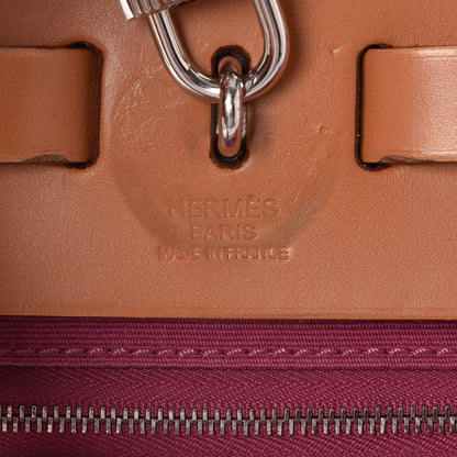 Hermes Vache Hunter Toile Herbag Zip 31 PM Tosca 6 of 7