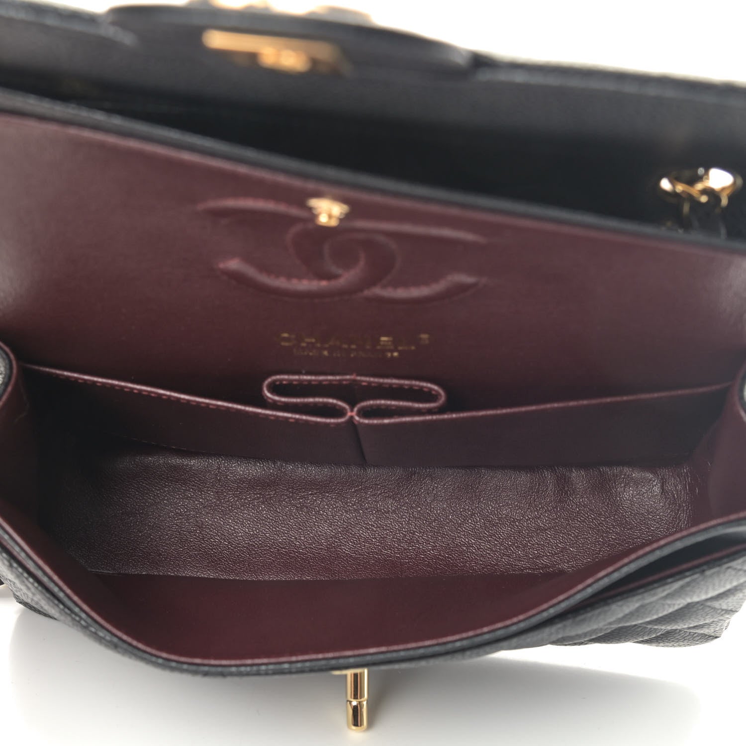 Chanel Caviar Quilted Small Double Flap Black 4 of 4