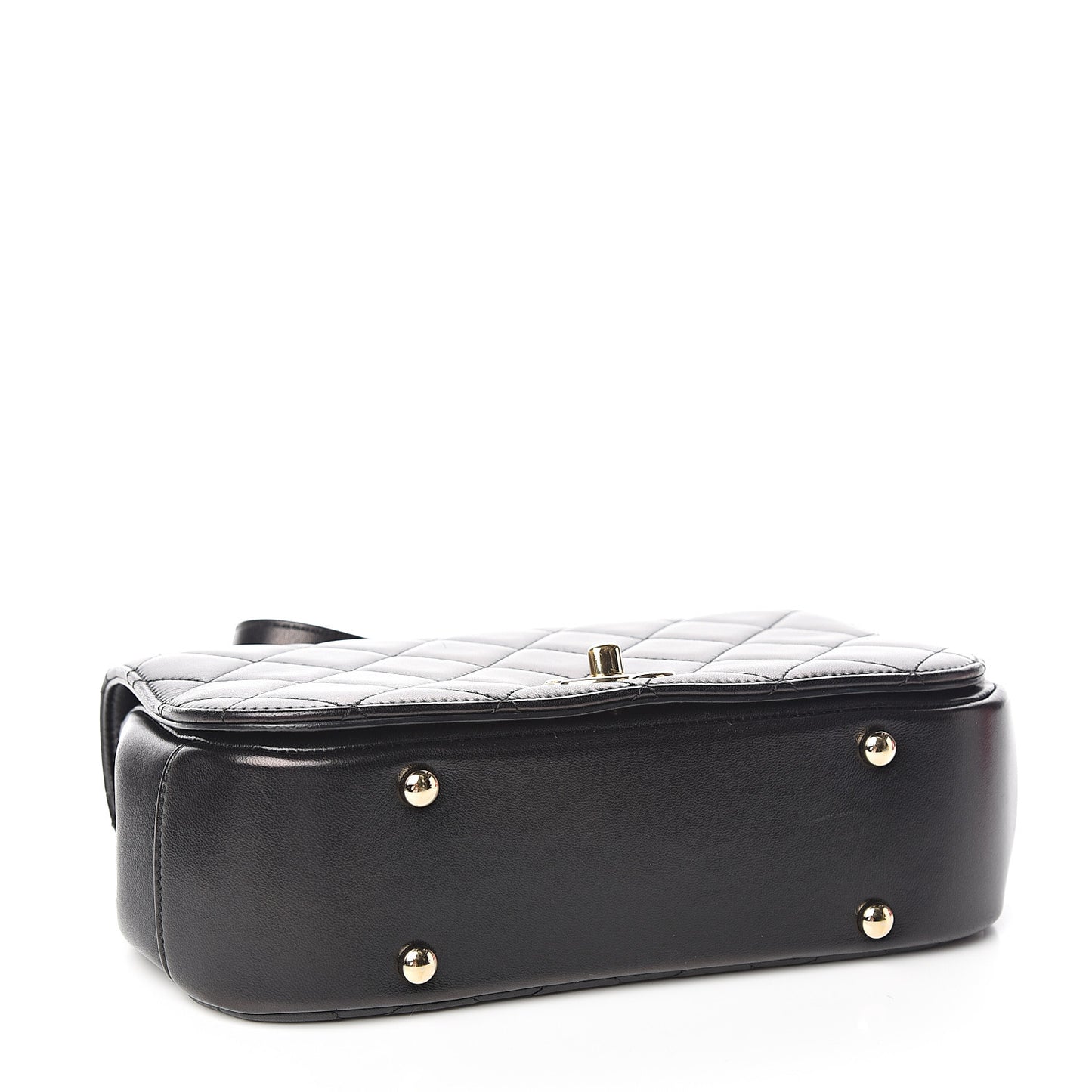 Lambskin Small Carry Chic Flap Black