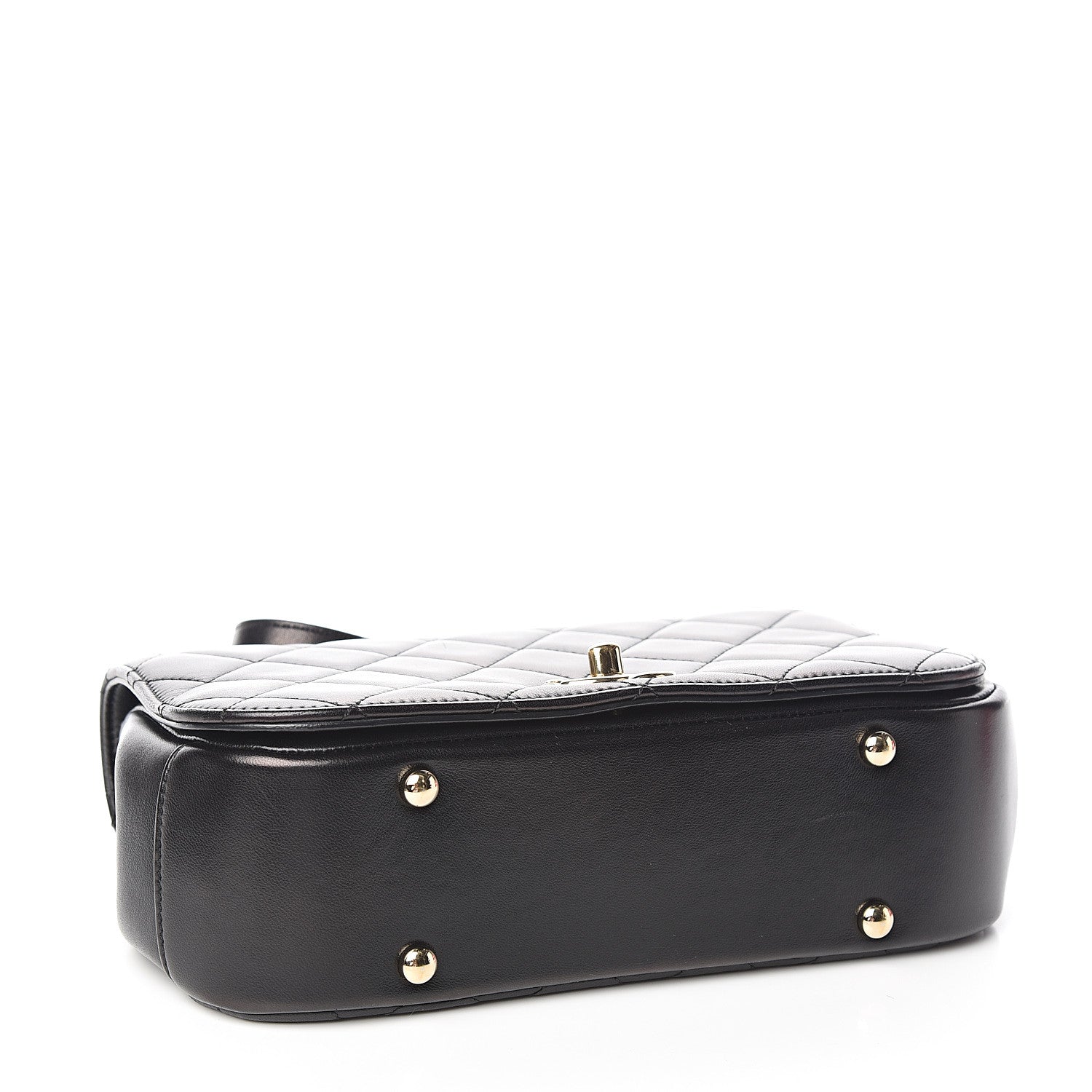 Chanel Lambskin Small Carry Chic Flap Black 3 of 12