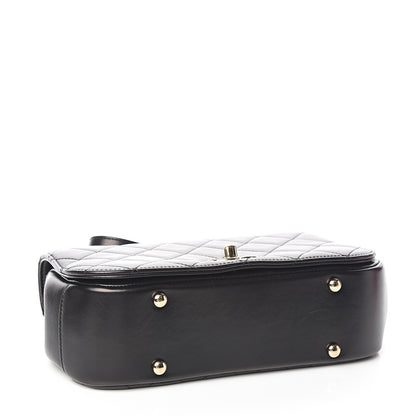 Chanel Lambskin Small Carry Chic Flap Black 3 of 12