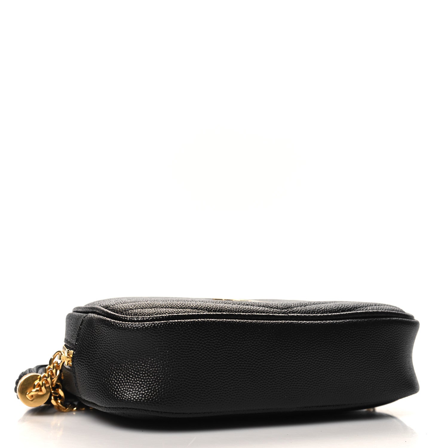 Saint Laurent Grain De Poudre Matelasse Monogram Mini Lou Camera Bag Black 4 of 11