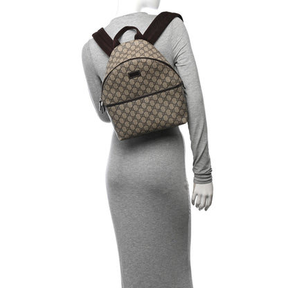 Gucci GG Supreme Monogram Margaux Calfskin Childrens Day Backpack Beige Ebony Cocoa Dark Chocolate 2 of 11