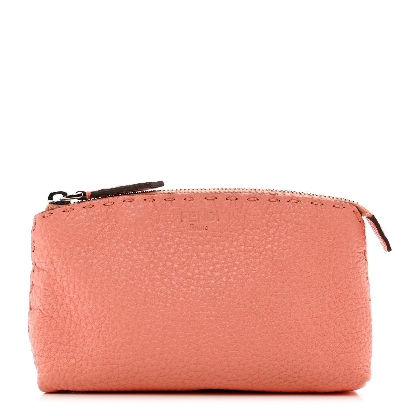 Cuoio Romano Selleria Cosmetic Pouch Pesca