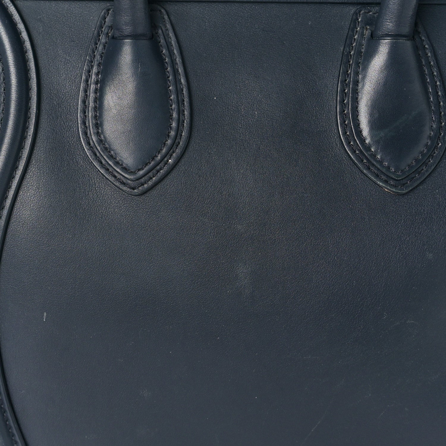 Celine Smooth Calfskin Mini Luggage Navy Blue 13 of 13