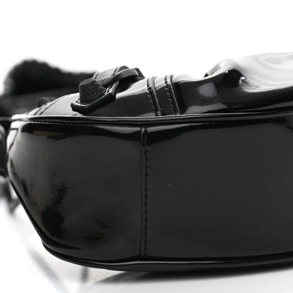 Balenciaga Patent Faux Leather Le Cagole Shoulder Bag XS Black 8 of 9