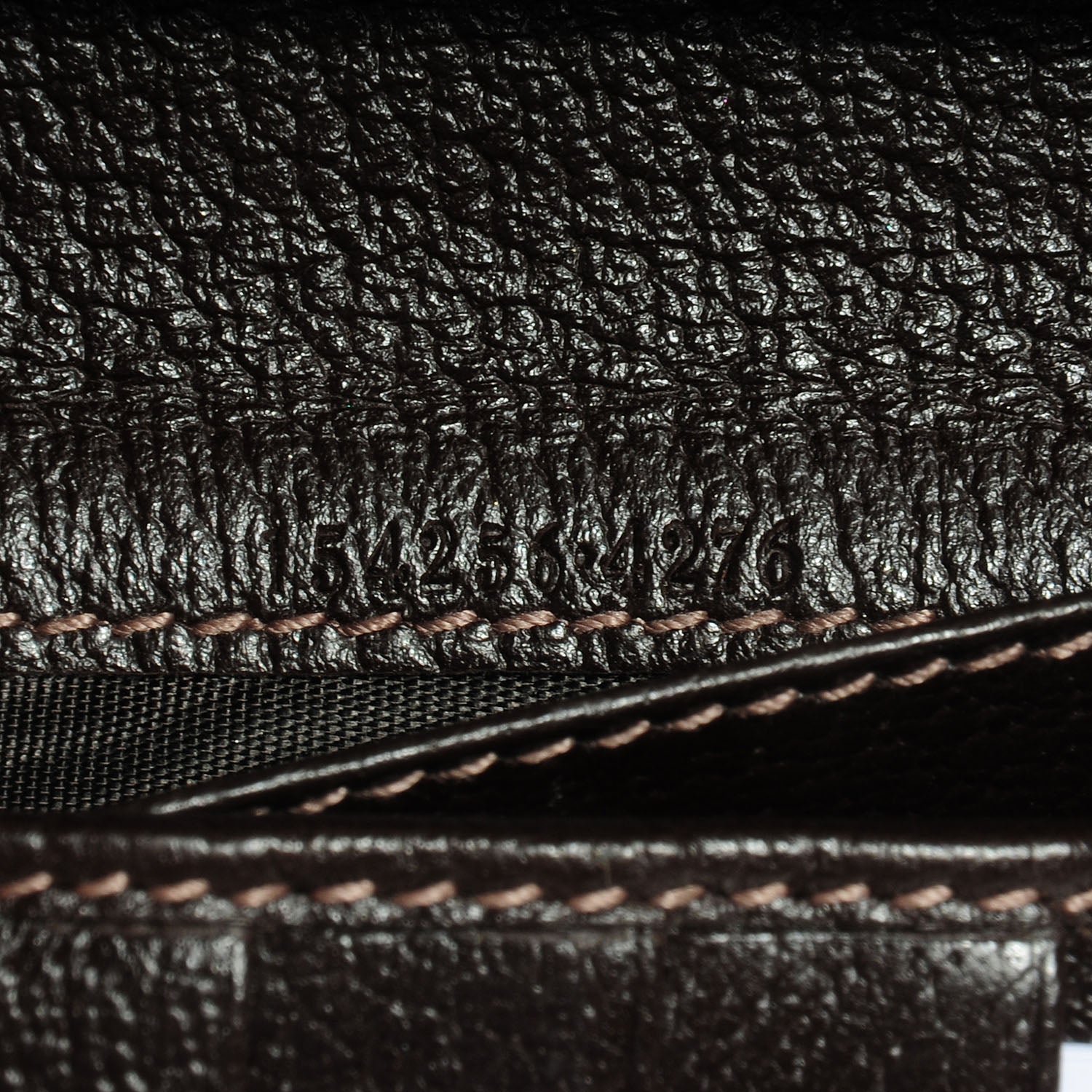 Gucci Monogram Abbey Continental Wallet Dark Brown 7 of 7