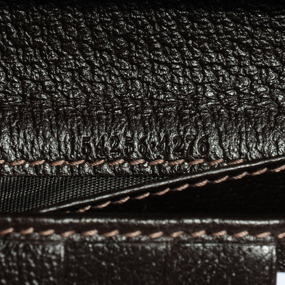 Gucci Monogram Abbey Continental Wallet Dark Brown 7 of 7