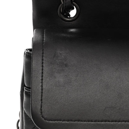 Chanel Lambskin Quilted Jumbo Double Flap So Black 11 of 11