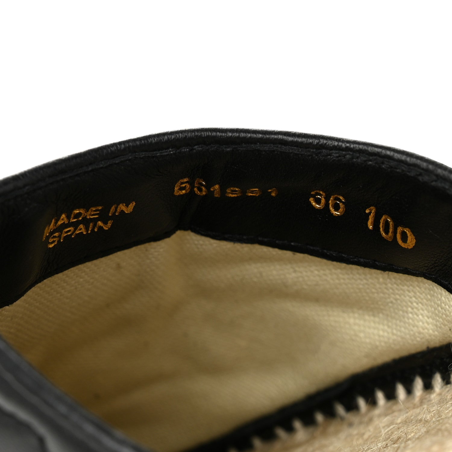 Gucci Nappa Matelasse GG Marmont Espadrille Slippers 36 Black 8 of 10