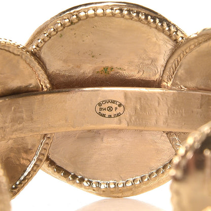 Chanel Medallion Precious Symbols Cuff Gold 4 of 4