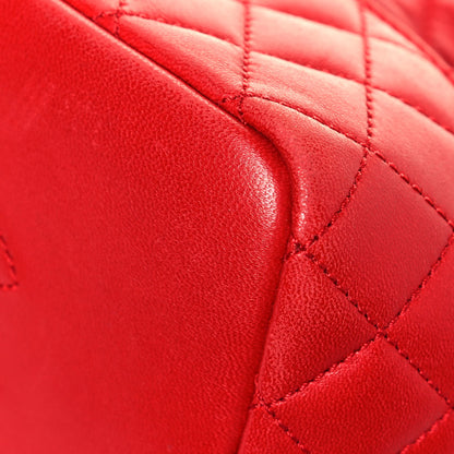 Chanel Lambskin Quilted Small Hobo Red 13 of 19