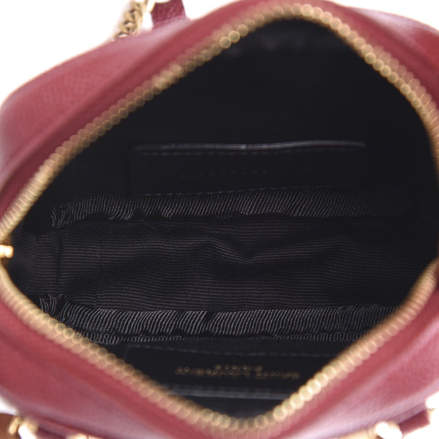 Grain De Poudre Matelasse Monogram Baby Lou Camera Bag Vinyle
