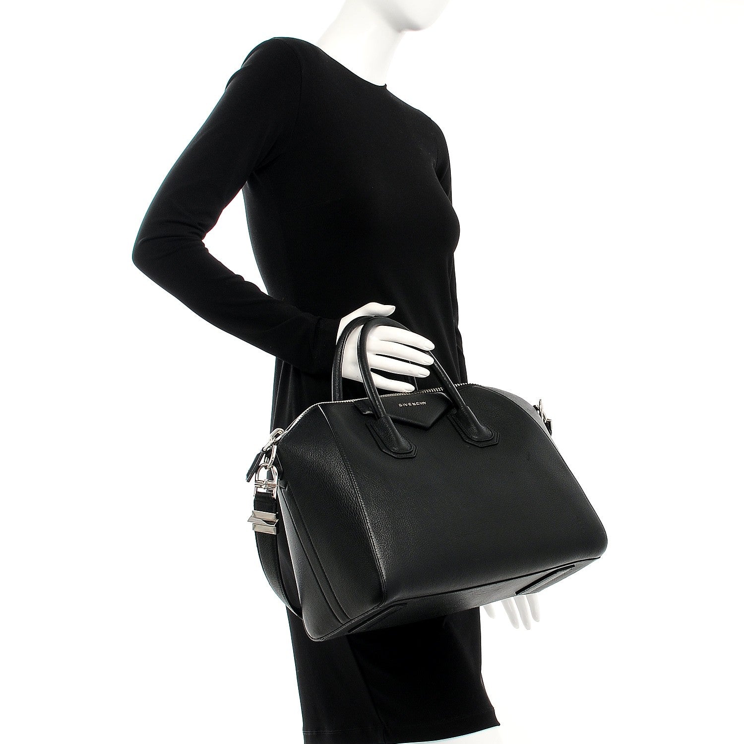 Givenchy Sugar Goatskin Medium Antigona Black 3 of 12
