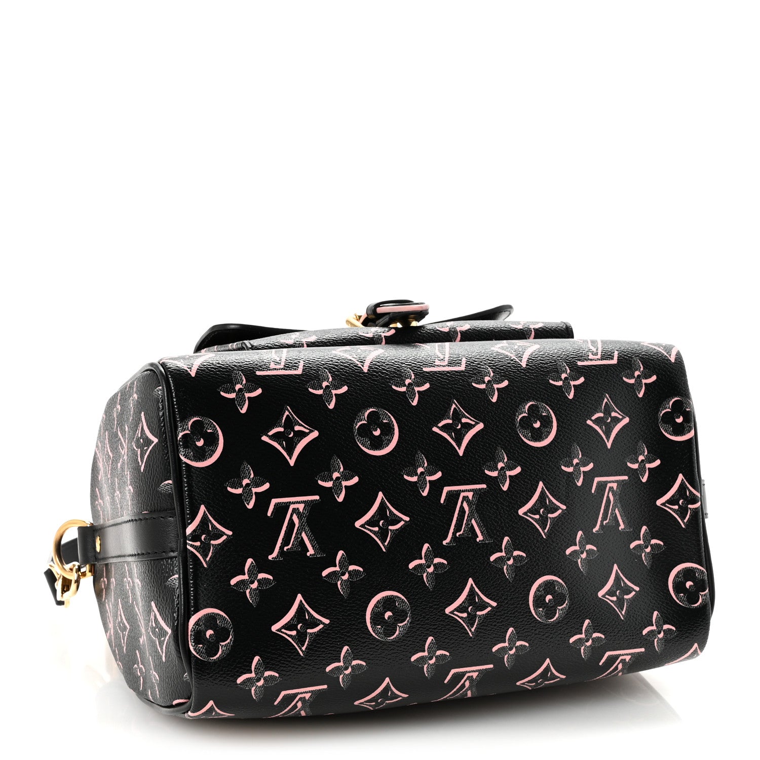 Louis Vuitton Monogram Fall for You Speedy Bandouliere 25 Black 4 of 9