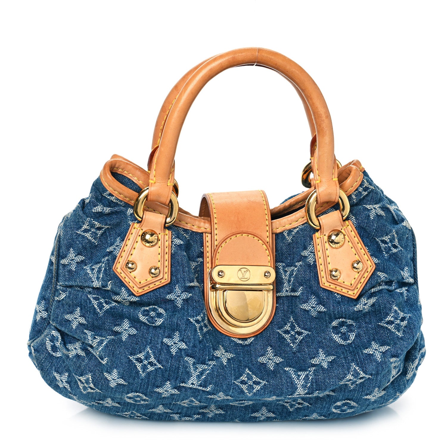 Louis Vuitton Monogram Denim Pleaty Blue 1 of 7