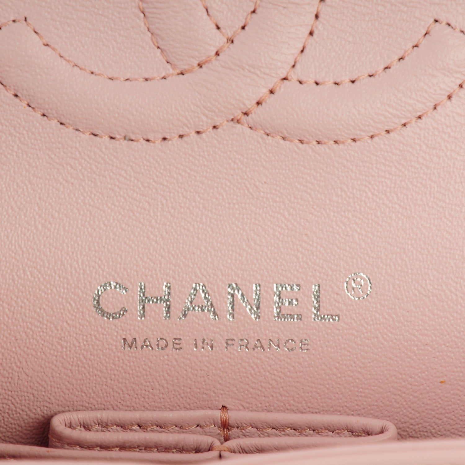 Chanel Lambskin Quilted Medium Double Flap Light Pink 6 of 8