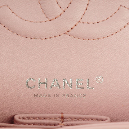 Chanel Lambskin Quilted Medium Double Flap Light Pink 6 of 8