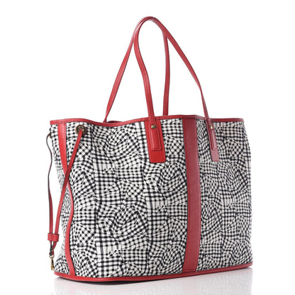 MCM Visetos Large Liz Reversible Shopper Tote Ruby Red 8 of 15