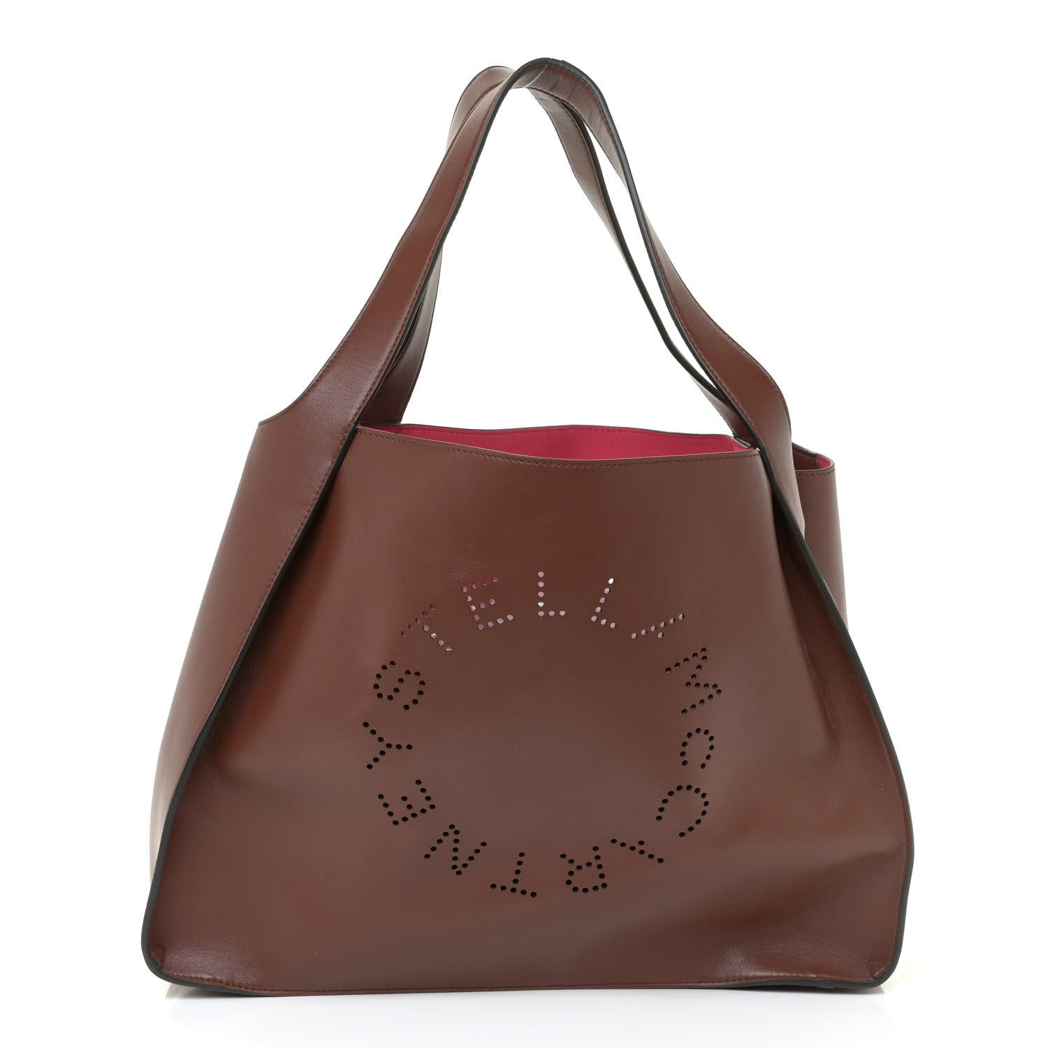 Stella McCartney Eco Alter Nappa East West Perforated Tote Pecan 1 of 9