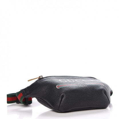 Gucci Grained Calfskin Small Logo Belt Bag Black 4 of 8