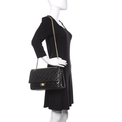 Chanel Aged Calfskin Quilted 2.55 Reissue 226 Flap Black 3 of 13