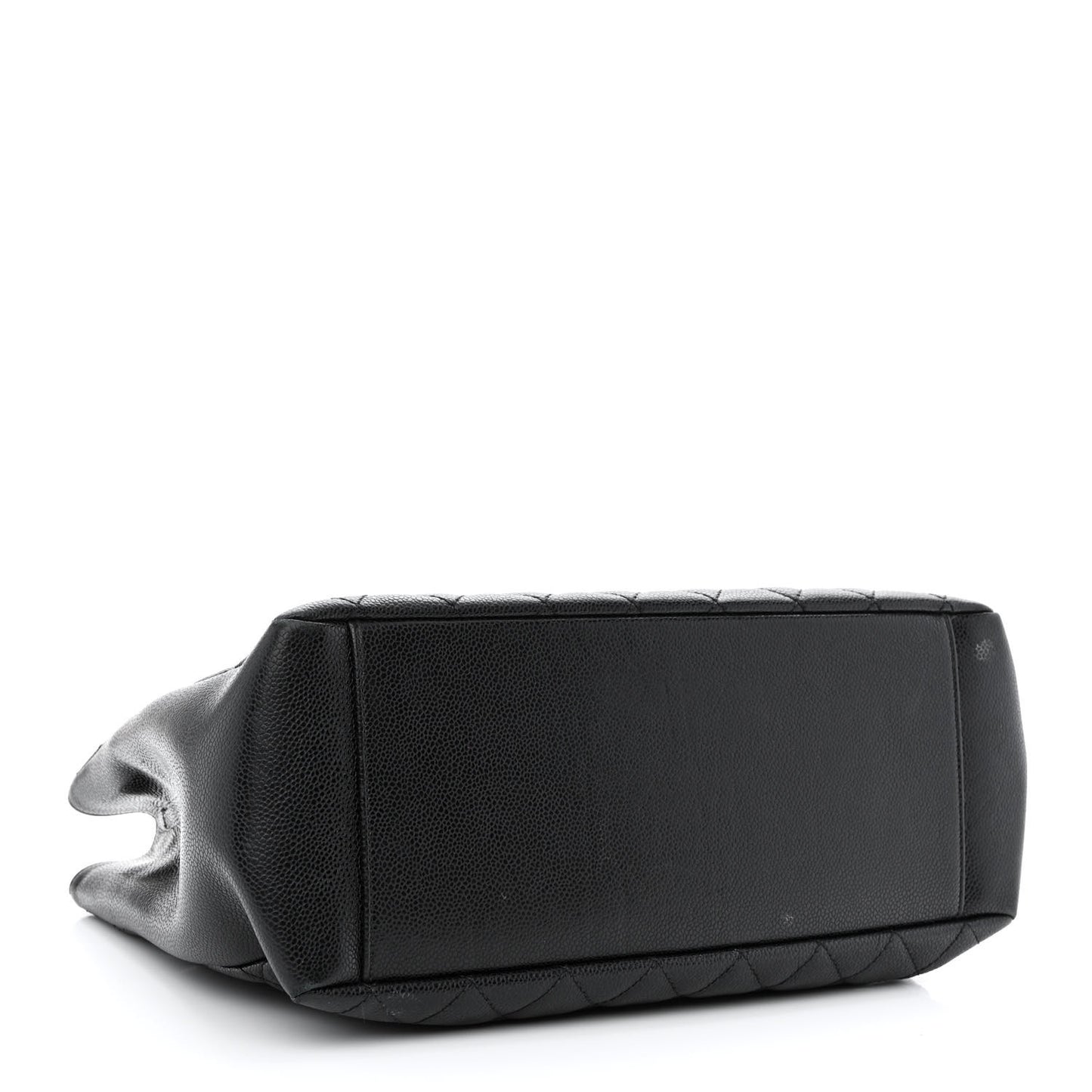 Caviar Quilted Grand Shopping Tote GST Black