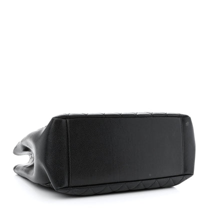 Chanel Caviar Quilted Grand Shopping Tote GST Black 4 of 11