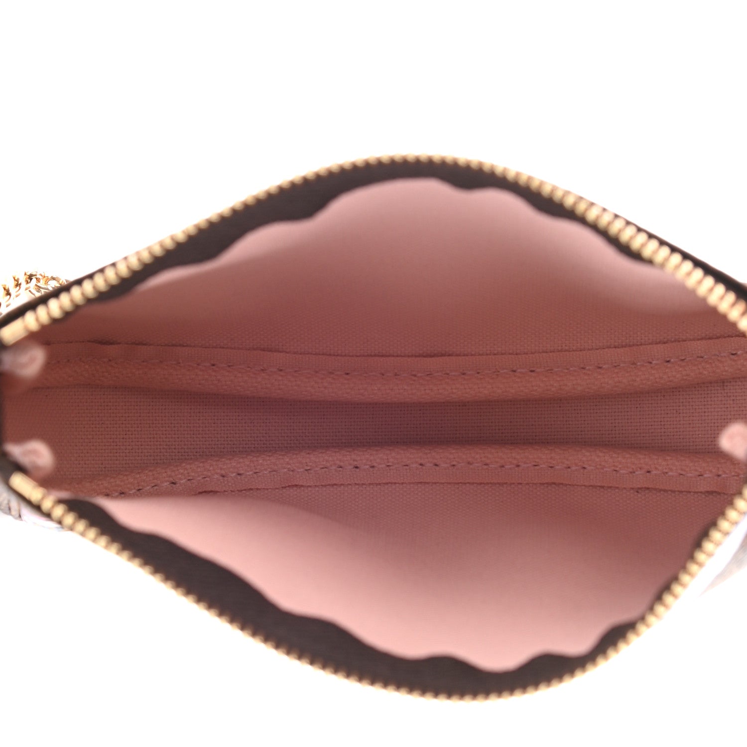 Louis Vuitton Damier Ebene 2020 Christmas Animation Big Wheel Mini Pochette Accessories Rose Ballerine 5 of 7