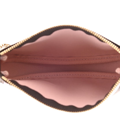 Louis Vuitton Damier Ebene 2020 Christmas Animation Big Wheel Mini Pochette Accessories Rose Ballerine 5 of 7