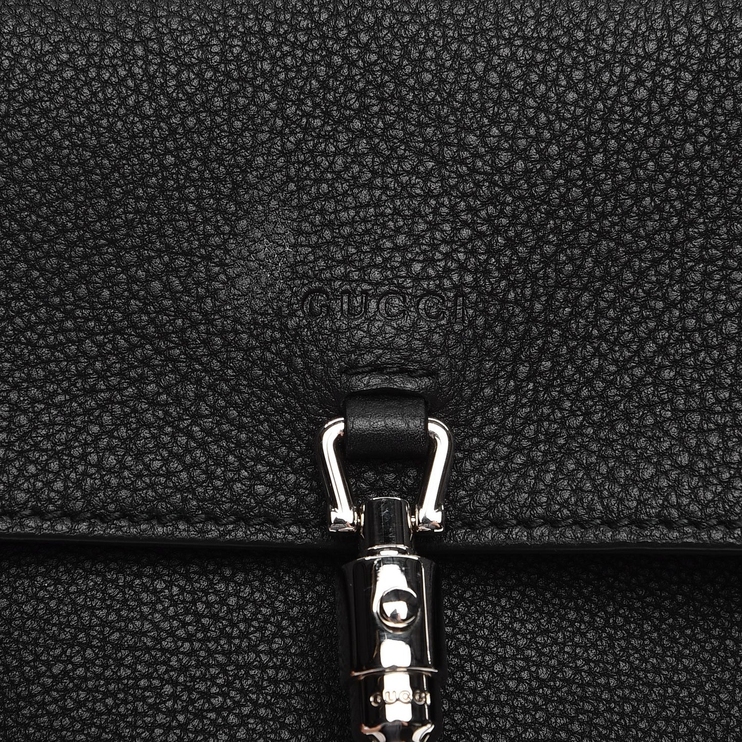 Grand Prix Calfskin Jackie Convertible Shoulder Bag Black