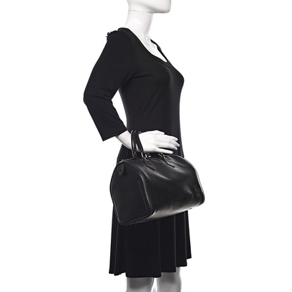 Louis Vuitton Epi Speedy 25 Black 2 of 17