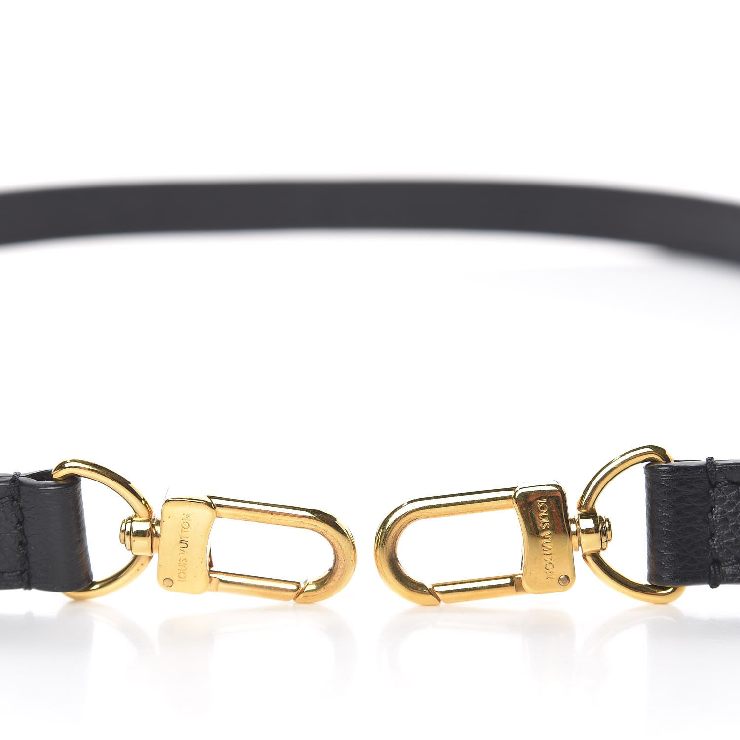 Louis Vuitton Calfskin Spontini Shoulder Strap Black 3 of 3
