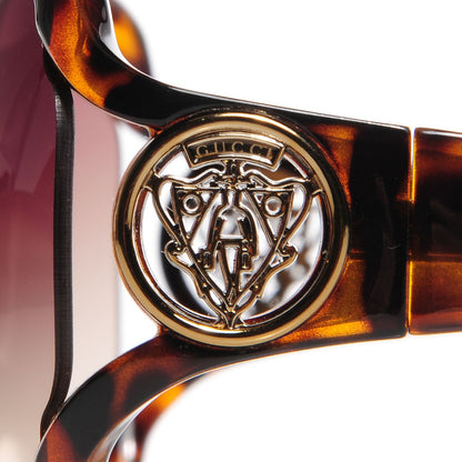 Gucci Tortoise GG Crest Sunglasses 3061 4 of 7