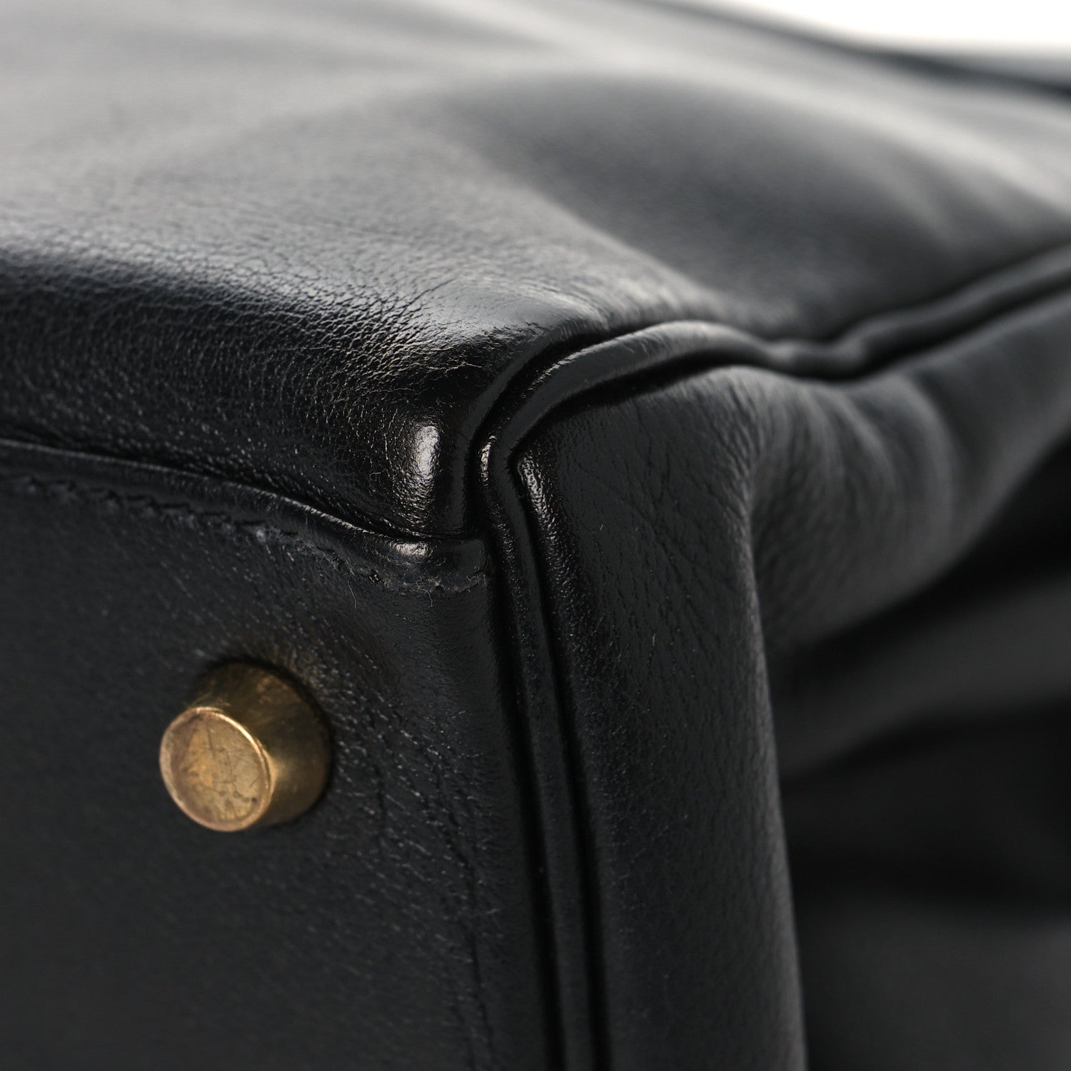 Hermes Evercalf Kelly Retourne 28 Black 10 of 15